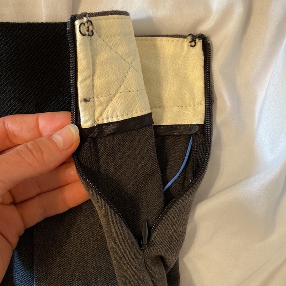 NEW Merci Italia Lead/Gray Pleated Mini Skirt - Picture 4 of 6